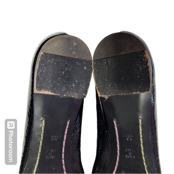 Paul Smith flats shoes size 39 EU black leather - Picture 3 of 12